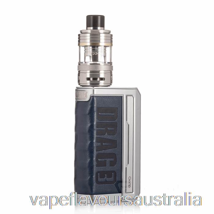 Vape Australia VOOPOO DRAG 3 177W Starter Kit [TPP-X] Silver Dream Blue